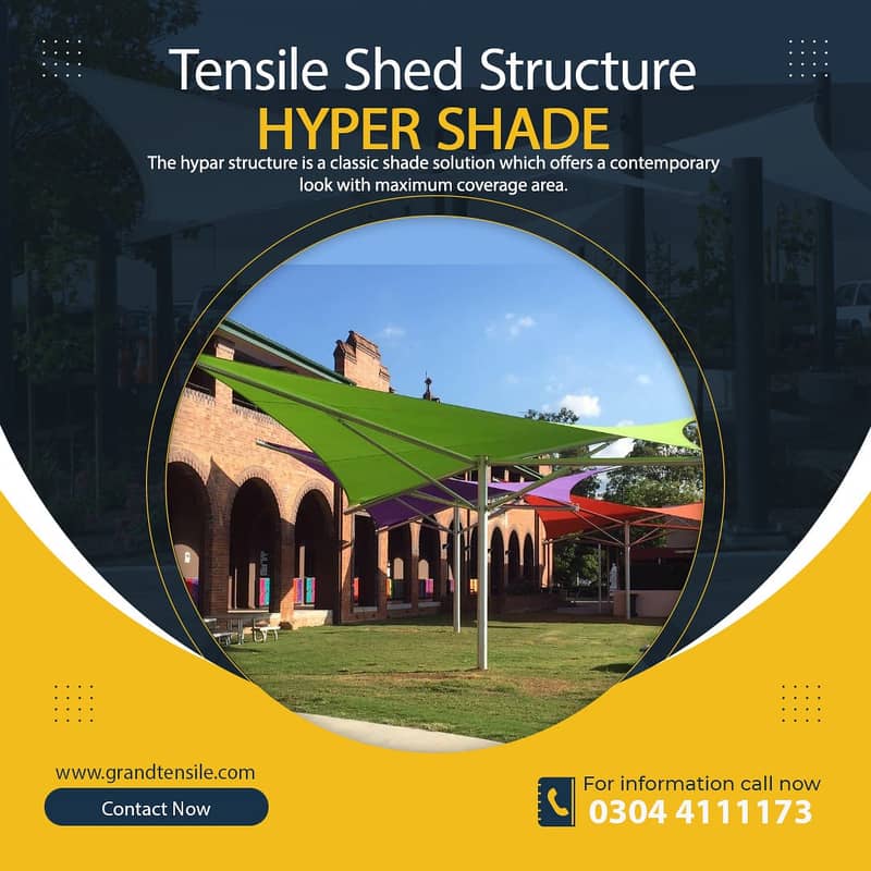 car shade/car parking shades/car tensile shades/car porch shade / shed 5