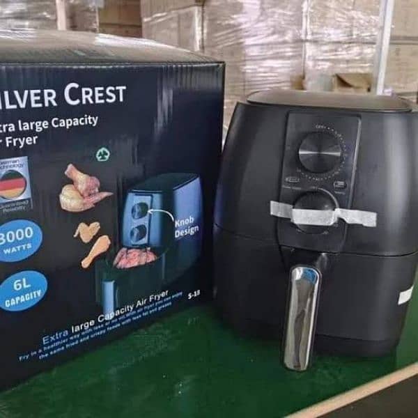 New) Silver Crest Healthy Air Fryer - 6.0 Liter Capacity 4