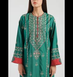 2 piece Embroidered Ethnc lawn dress