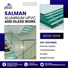 Aluminium & Glass Work Contractor,Glass Railing /glass work/ss railing