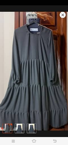 stylish frill abaya resanabl price