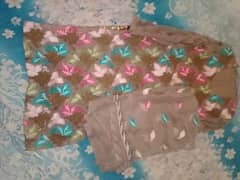 chiffon clothes 3 piece 1 day used only