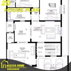 Architect in lahore / house map / Ghar ka naqsha