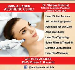 Laser Clinic DHA karachi Whitening Injections Dermabrasion Hydrafacial