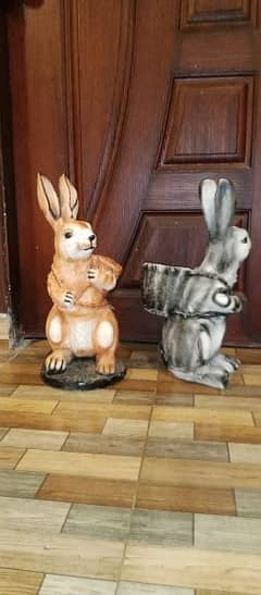 garden decor rabbit
