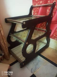 Wooden Table Trolley