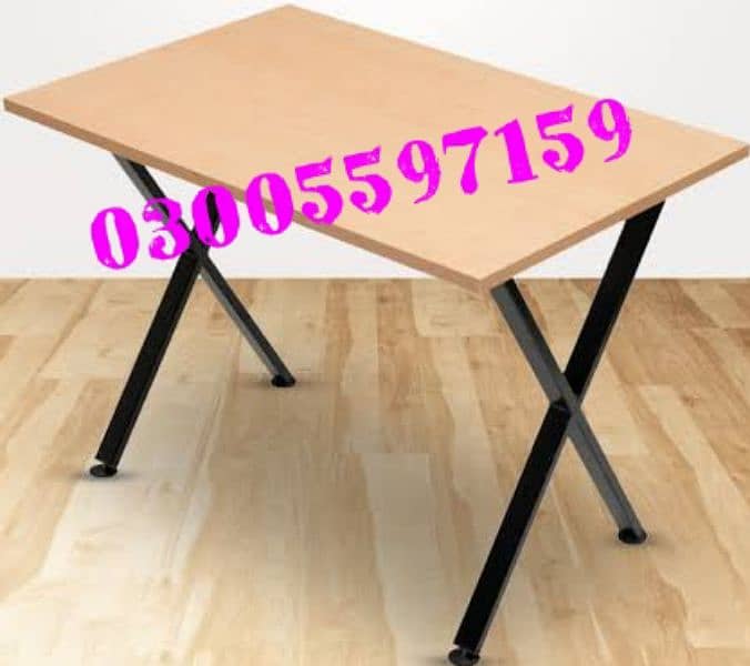 computer table office study work desk furniture chair home shop rack 15