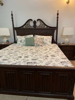 pure wooden bedroom furniture