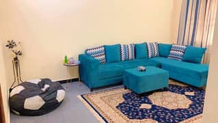 L shaped sofa set