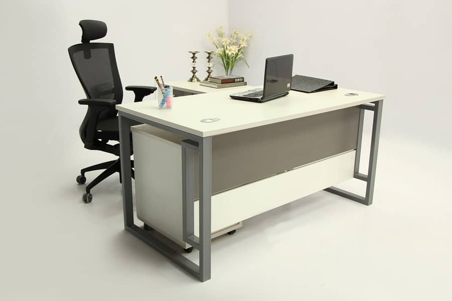 Exacutive Table, CEO Table, Boss Table, Office Furniture 11