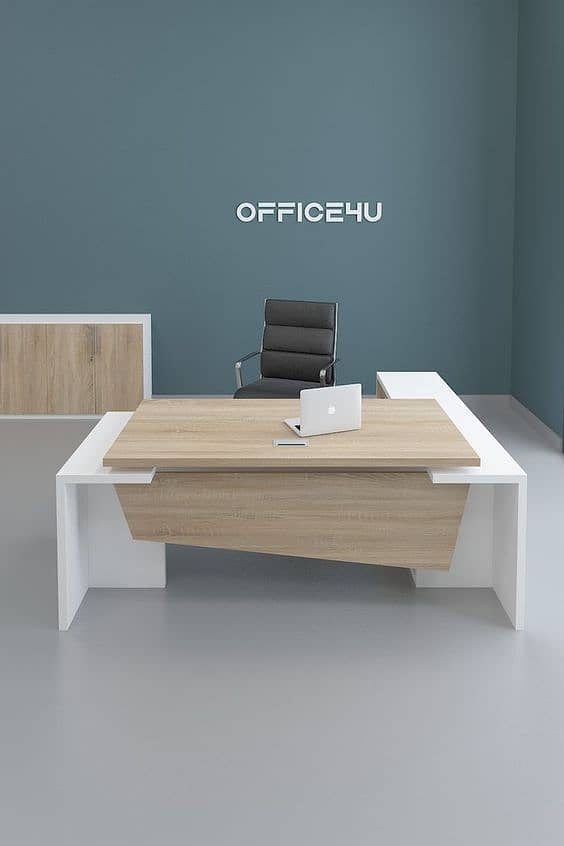 Exacutive Table, CEO Table, Boss Table, Office Furniture 16