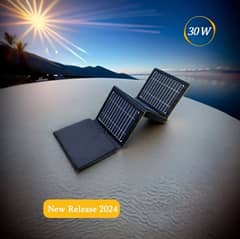 Portable Solar Panel 30W High Power Battery Charger