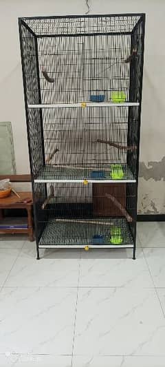 Bird's cage and breeding box Free