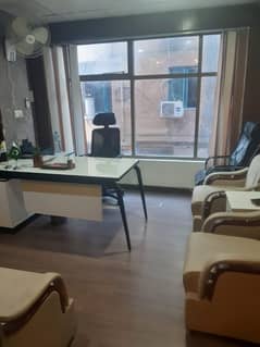 i-8 markaz office 1st floor semi furnished for rent
