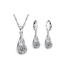 Women Silver Jewelry Set
