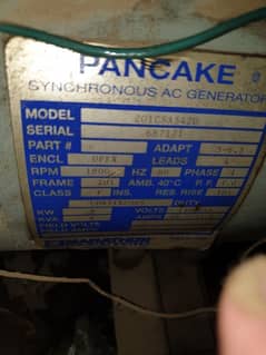 8kva pancake ac generator heavy-duty
