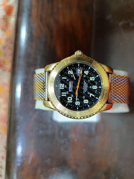 TNG Dutch Design Swiss Made Automatic Gold Plated Yacht RACER watch 15