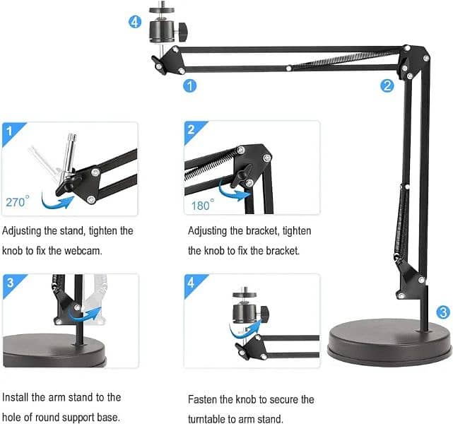 OXENDURE WEBCAM STAND CAMERA 1