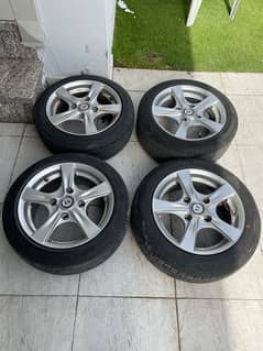 14 inch alloy rims with tyres