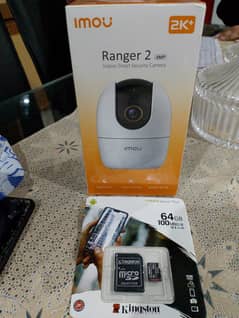 Wireless camera 4mp with 64GB card