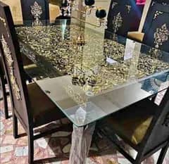 Dining table center table cansole mirror