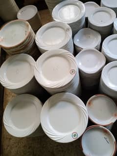 Crockery Malamine Plates, Glass Plates, Dishes, Tank