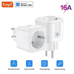 Tuya Smart Socket 16A Wifi Plug EU Universal Socket
