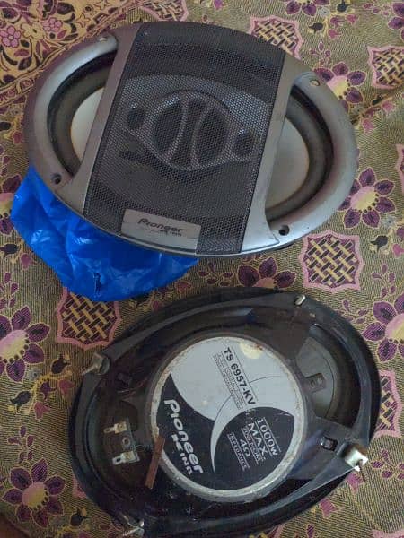 Pioneer King Woofer Speakers Pair | Ts 6957 KV 1000 W 0