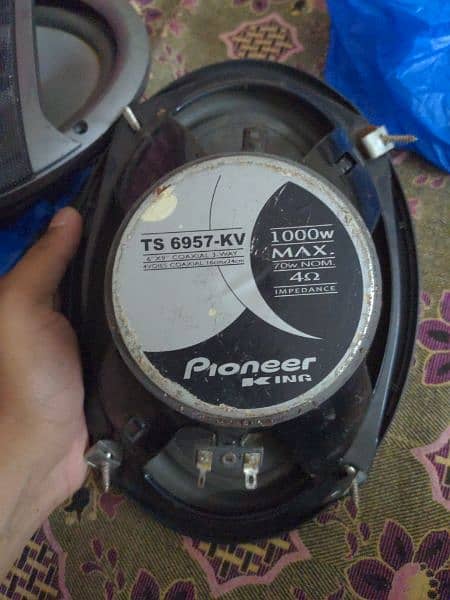 Pioneer King Woofer Speakers Pair | Ts 6957 KV 1000 W 2