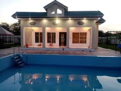 8 kanal farm house for rent available at main barki road lahore.