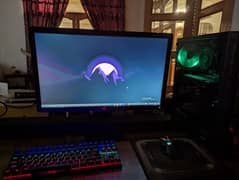 Gaming PC rx 580 core I7 16gb ram 1tb HDD 128gb ssd with monitor