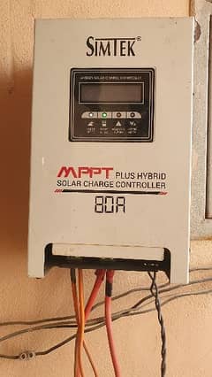 Simtek 80amp mppt hybrid solar charger controller