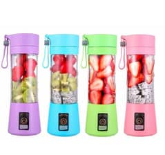 Mini Rechargeable Electric Juicer Blender , 380 ml - Free Delivery