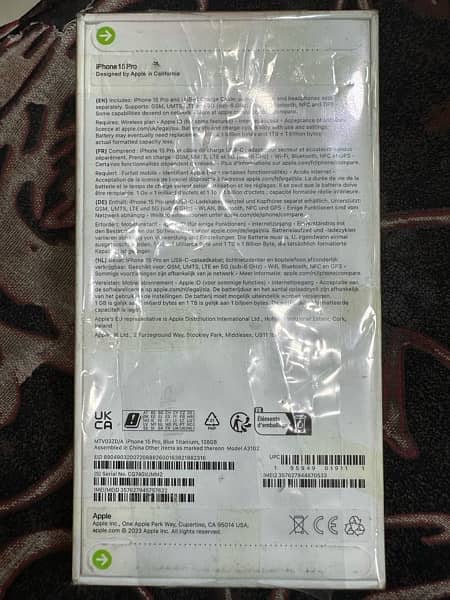 iPhone 15 Pro Blue Titanium 128GB UK Model Box Packed Non Active 1