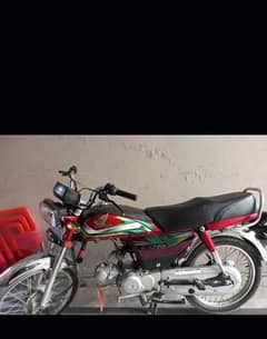 HONDA CD 70 LOW MILEAGE ONLY 6K DRIVEN