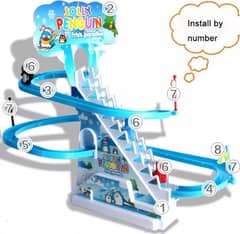 kids Electric Duck Climbing Stairs.