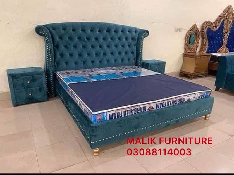 double bed / bed / bed set / Furniture low price 7