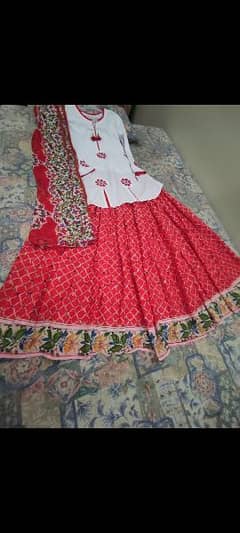 3 piece Lahenga dress