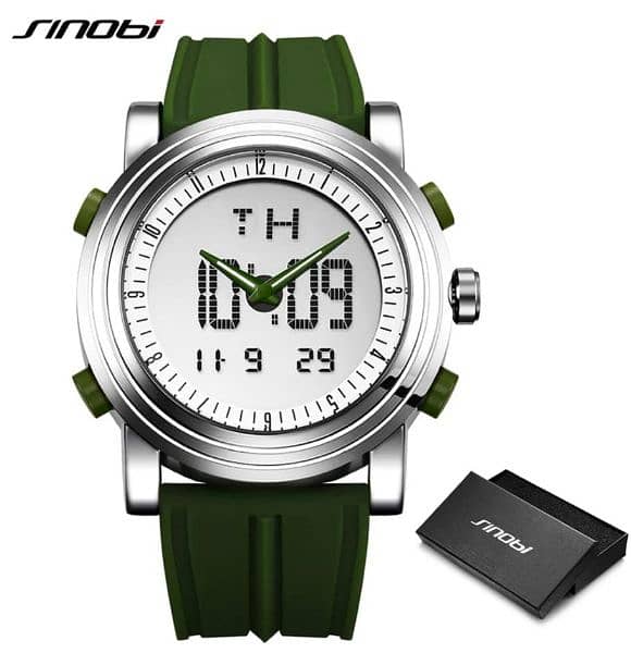 SINOBI Digital Sports Watch Chronograph Waterproof Wrist Watch For Men 1