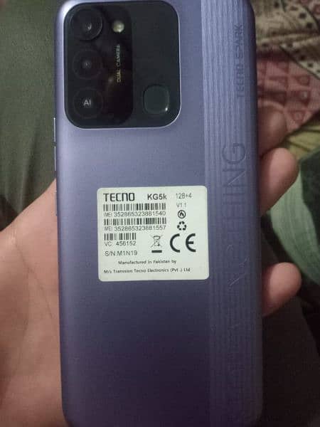 Tecno spark 8c 7+ 128 6