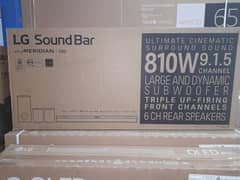 LG SOUND BAR S95QR 810 watts DOLBY ATMOS 9.1. 5