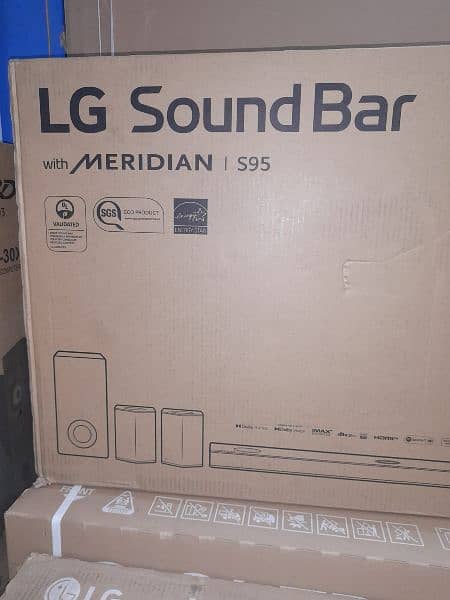 LG SOUND BAR S95QR 810 watts DOLBY ATMOS 9.1. 5 1