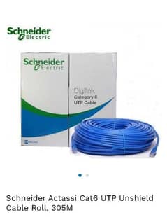 schneider cat 6 nice cable