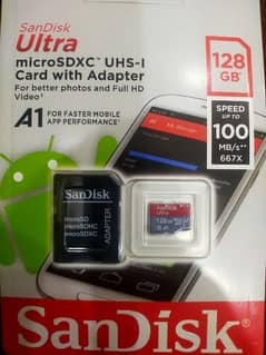 SanDisk Memory card My whatsaap num 03434523323, Price 1500
