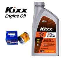 KIXX ULTRA 4T SL 20W-50 With Free Oil Filter 0