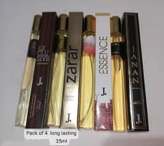 *Product Name*: Pack of 4 Unisex Perfumes, 35ml