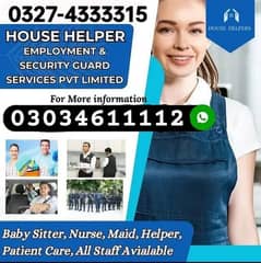 AVAILABLE COOk Driver house maid helper Nanny Baby Care