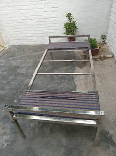stainless steel bed frame