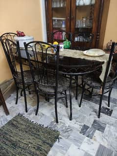 iron road dinning table 7 seater