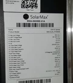 SolarMax Inverter Onyx 6kw PV 9000